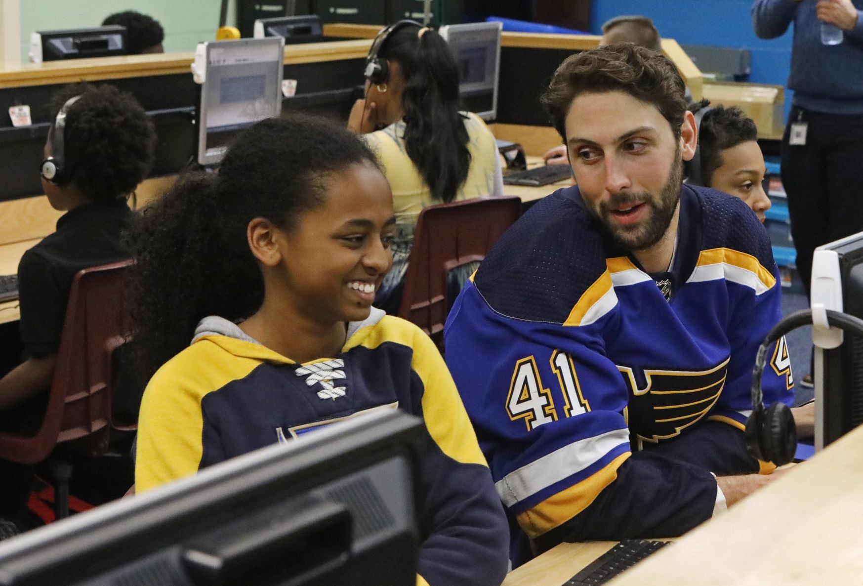 The St. Louis Blues team with Parkway Schools